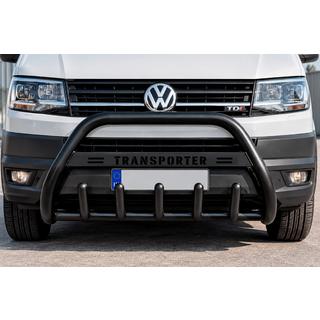 Kenguru zaščitni lok WT004 Black (nerjavno jeklo) Volkswagen T4 Transporter 1990–2003 fotografija 1