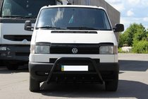 Volkswagen T4 Transporter 1990–2003 Sprednji zaščitni lok WT003 Black (nerjaveče jeklo) fotografija 2