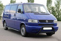 Volkswagen T4 Transporter 1990–2003 Sprednji zaščitni lok WT003 Black (nerjaveče jeklo) fotografija 5