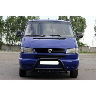 Sprednji zaščitni lok WT003 Black (nerjaveče jeklo) Volkswagen T4 Transporter 1990–2003 fotografija 4