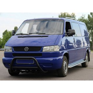 Sprednji zaščitni lok WT003 Black (nerjaveče jeklo) Volkswagen T4 Transporter 1990–2003 fotografija 3