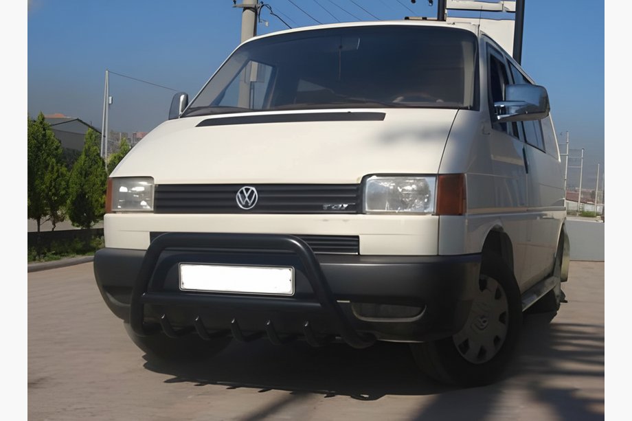 Volkswagen T4 Transporter 1990–2003 Sprednji zaščitni lok WT003 Black (nerjaveče jeklo) Image