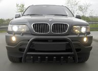 BMW X5 E53 1999–2006 Bullbar WT003 Black (nerjavno jeklo) fotografija 2