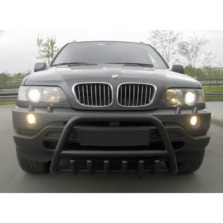 Bullbar WT003 Black (nerjavno jeklo) BMW X5 E53 1999–2006 fotografija 2