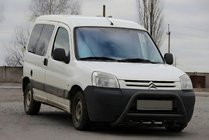 Citroen Berlingo 1996–2008 Bullbar WT003 Black (nerjavno jeklo) fotografija 1