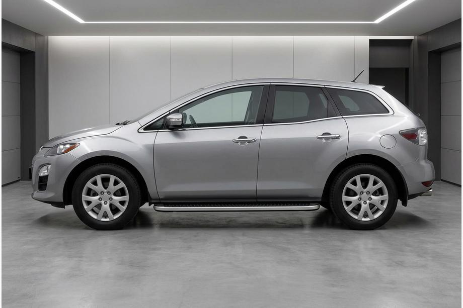 Mazda CX-7 2006–2012 Stranske stopnice Tayga Grey (2 kos, aluminij) Image