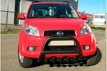 Daihatsu Terios 2006–2017 Sprednji zaščitni lok WT003 Black (nerjaveče jeklo) fotografija 1
