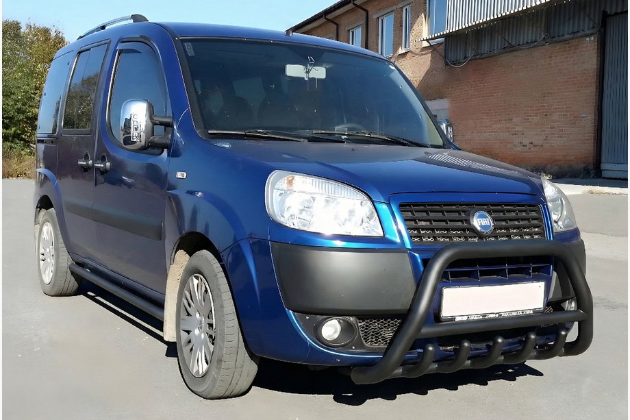 Fiat Doblo I 2001–2005 Sprednji zaščitni lok (bull bar) WT003 Black (črn) Image