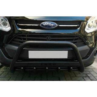 Sprednji zaščitni lok WT004 Black (nerjavno jeklo) Ford Custom 2013–2022 fotografija 1