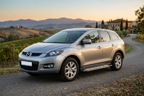 Mazda CX-7 2006–2012 Stranske stopnice Rainbow (2 kos, aluminij) fotografija 1