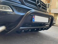 Mercedes ML W163 1997–2005 Sprednji zaščitni lok WT003 Black (nerjaveče jeklo) fotografija 5