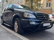 Mercedes ML W163 1997–2005 Sprednji zaščitni lok WT003 Black (nerjaveče jeklo) fotografija 3