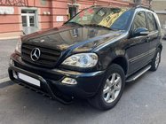 Mercedes ML W163 1997–2005 Sprednji zaščitni lok WT003 Black (nerjaveče jeklo) fotografija 1