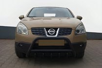 Nissan Qashqai 2007–2010 Bullbar WT003 Black (nerjavno jeklo) fotografija 1