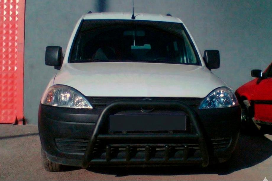 Opel Combo 2002–2012 Bullbar WT003 Black (nerjavno jeklo) Image