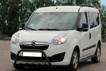 Opel Combo 2012–2018 Bullbar WT003 Black (nerjavno jeklo) fotografija 1