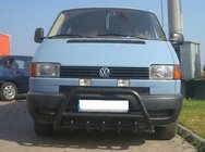 Volkswagen T4 Caravelle/Multivan 1990–2003 Bullbar WT003 Black (nerjavno jeklo) fotografija 1