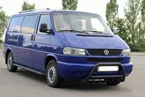 Volkswagen T4 Caravelle/Multivan 1990–2003 Bullbar WT003 Black (nerjavno jeklo) fotografija 4