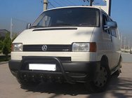 Volkswagen T4 Caravelle/Multivan 1990–2003 Bullbar WT003 Black (nerjavno jeklo) fotografija 2