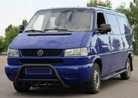 Volkswagen T4 Caravelle/Multivan 1990–2003 Bullbar WT003 Black (nerjavno jeklo) fotografija 6