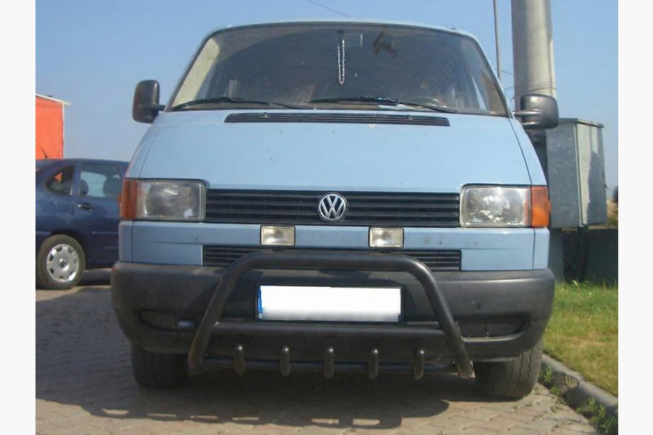 Volkswagen T4 Caravelle/Multivan 1990–2003 Bullbar WT003 Black (nerjavno jeklo) Image