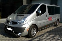 Opel Vivaro 2001–2015 Sprednji zaščitni lok WT003 Black (nerjaveče jeklo) fotografija 2