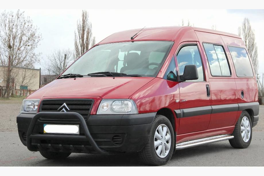 Citroen Jumpy 1996–2007 Bullbar WT003 Black (nerjavno jeklo) Image