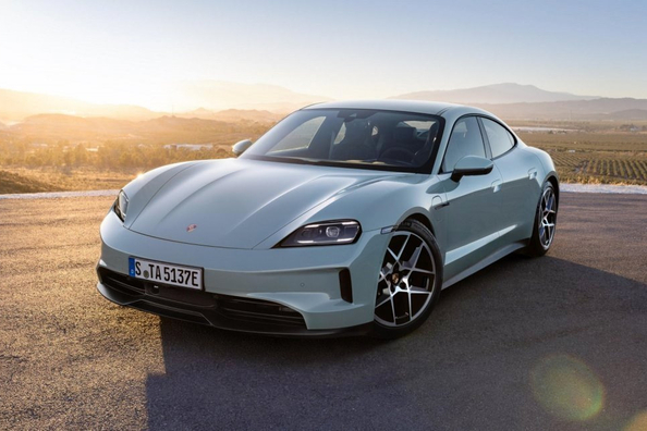 Pregled Porsche Taycan Turbo 2024 (Y1A): električna limuzina z izjemnimi dinamičnimi zmogljivostmi Fotografija 2