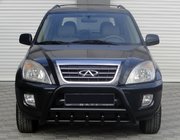 Chery Tiggo 1 2005–2016 Bullbar WT003 Black (nerjavno jeklo) fotografija 1
