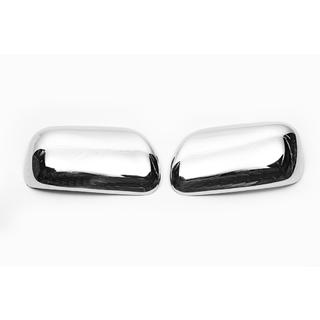 Kromirani pokrovi ogledal 2002-2005 (2 kosa, plastika) Toyota Corolla 2002–2007 fotografija 3