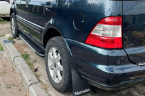 Mercedes ML W163 1997–2005 Bočne stopnice Duru (2 kosa, aluminij) fotografija 1