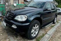 Mercedes ML W163 1997–2005 Bočne stopnice Duru (2 kosa, aluminij) fotografija 2