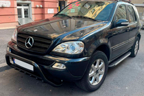 Mercedes ML W163 1997–2005 Bočne stopnice Duru (2 kosa, aluminij) fotografija 5