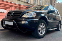 Mercedes ML W163 1997–2005 Bočne stopnice Duru (2 kosa, aluminij) fotografija 6