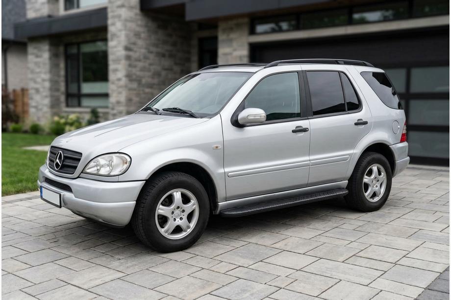 Mercedes ML W163 1997–2005 Bočne stopnice Bosphorus Black (2 kos, aluminij) Image