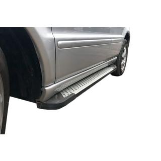 Stranske stopnice Allmond Grey (2 kosa, aluminij) Mercedes ML W163 1997–2005 fotografija 1