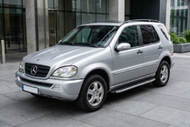 Mercedes ML W163 1997–2005 Bočne stopnice Fullmond (2 kos, aluminij) fotografija 1