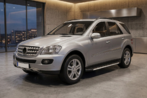 Mercedes ML W164 2005–2011 Bočne stopnice Duru (2 kosa, aluminij) fotografija 1