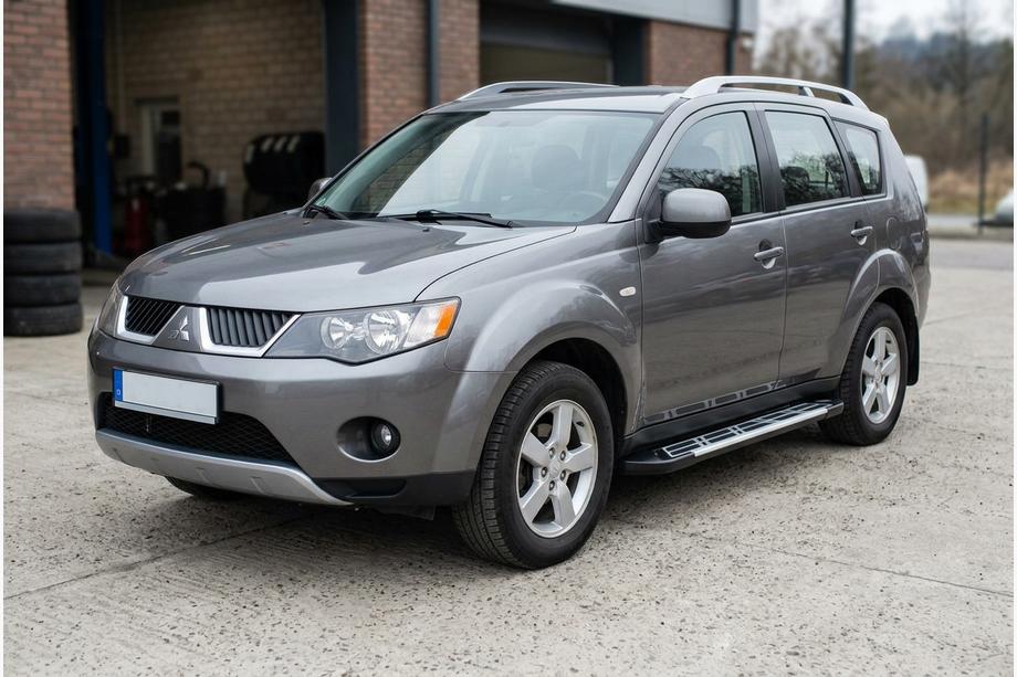 Mitsubishi Outlander 2006–2012 Stranske stopnice Sunrise (2 kos, aluminij) Image