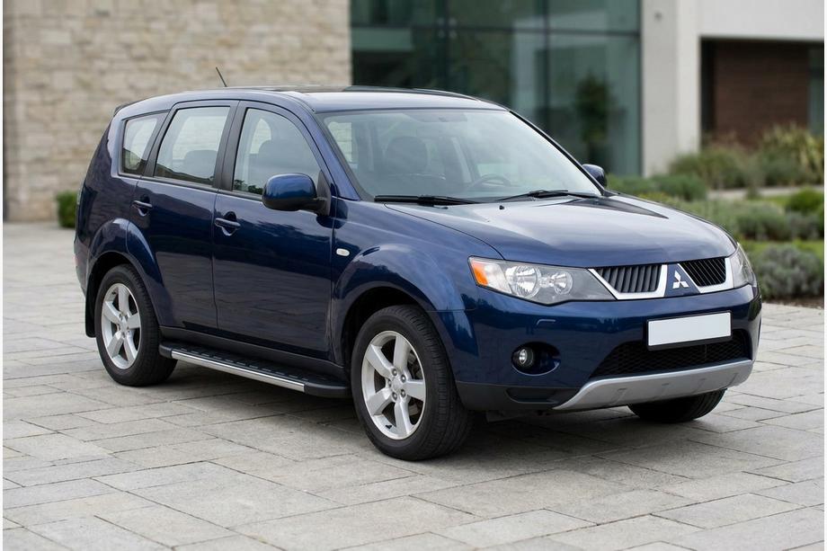 Mitsubishi Outlander 2006–2012 Bočne stopnice Duru (2 kosa, aluminij) Image