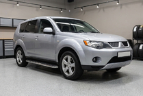 Mitsubishi Outlander 2006–2012 Stranski pragovi Maydos V1 (2 kos, aluminij ↗ nerjaveče jeklo) fotografija 1