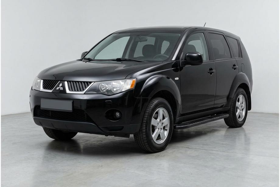Mitsubishi Outlander 2006–2012 Bočne stopnice Bosphorus Black (2 kos, aluminij) Image