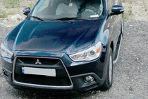 Mitsubishi Outlander 2006–2012 Stranske stopnice Tayga Grey (2 kos, aluminij) fotografija 4