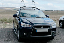 Mitsubishi Outlander 2006–2012 Stranske stopnice Tayga Grey (2 kos, aluminij) fotografija 12