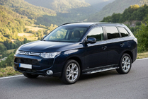 Mitsubishi Outlander 2012–2021 Stranske stopnice Sunrise (2 kos, aluminij) fotografija 1