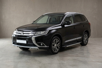 Mitsubishi Outlander 2012–2021 Bočne stopnice Duru (2 kosa, aluminij) fotografija 1