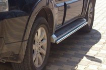 Mitsubishi Pajero Wagon IV 2006–2021 Stranske cevi (2 kos, nerjavno jeklo) fotografija 3