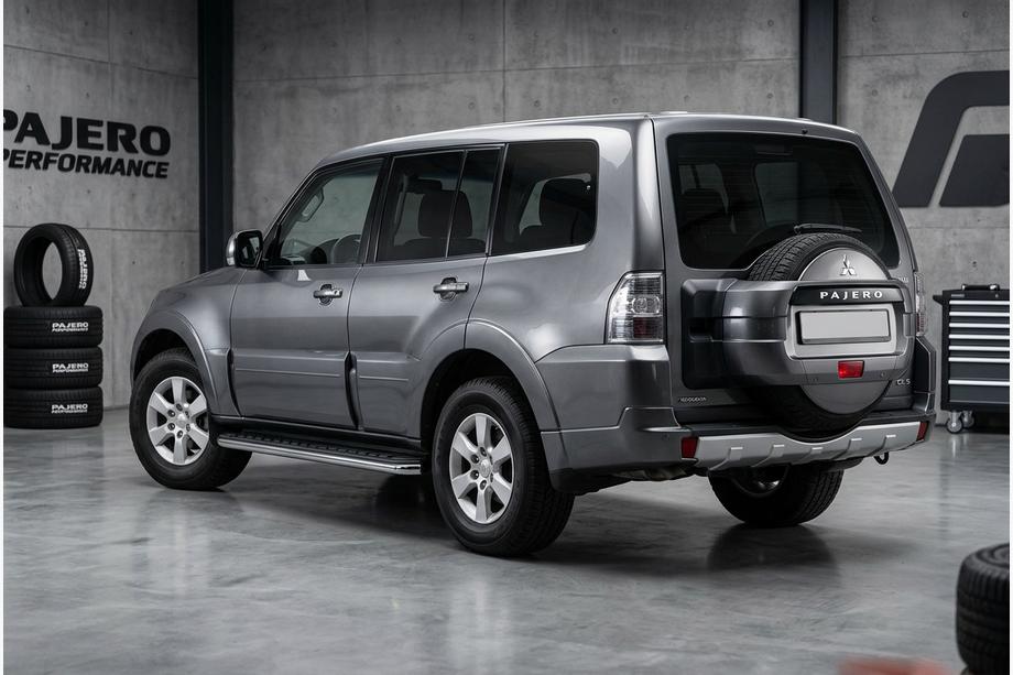 Mitsubishi Pajero Wagon IV 2006–2021 Stranski pragovi Maydos V1 (2 kos, aluminij ↗ nerjaveče jeklo) Image