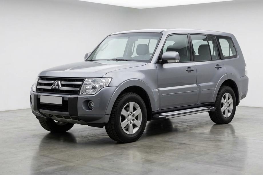 Mitsubishi Pajero Wagon IV 2006–2021 Stranske stopnice Rainbow (2 kos, aluminij) Image