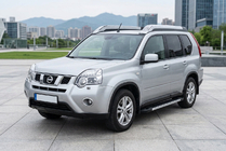Nissan X-trail T31 2007–2014 Stranske stopnice RedLine V1 (2 kos, aluminij) fotografija 1